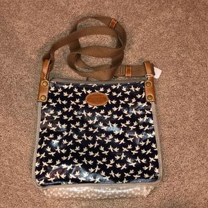 Fossil Bird Themes Square Tote